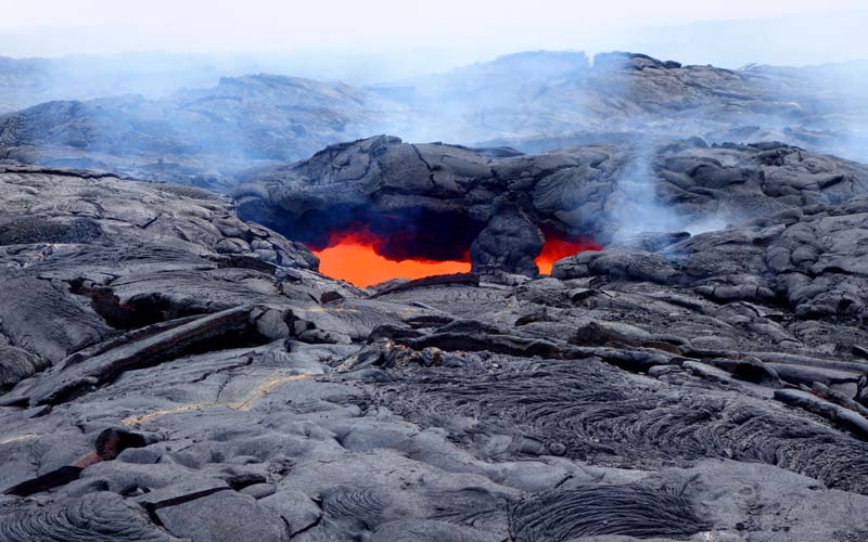 Kilauea Volcano and Other Active Volcanoes, Hawaii